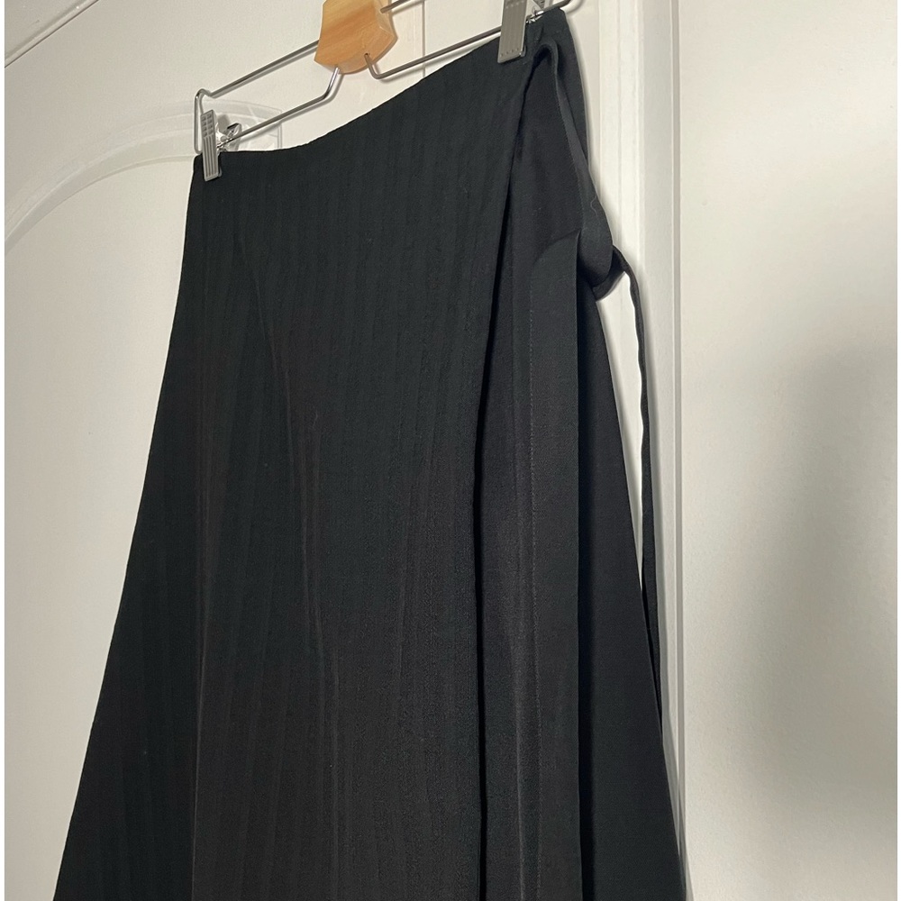 Comme des Garçons Tricot wool blend faux wrap A line skirt size S - Picture 8 of 15